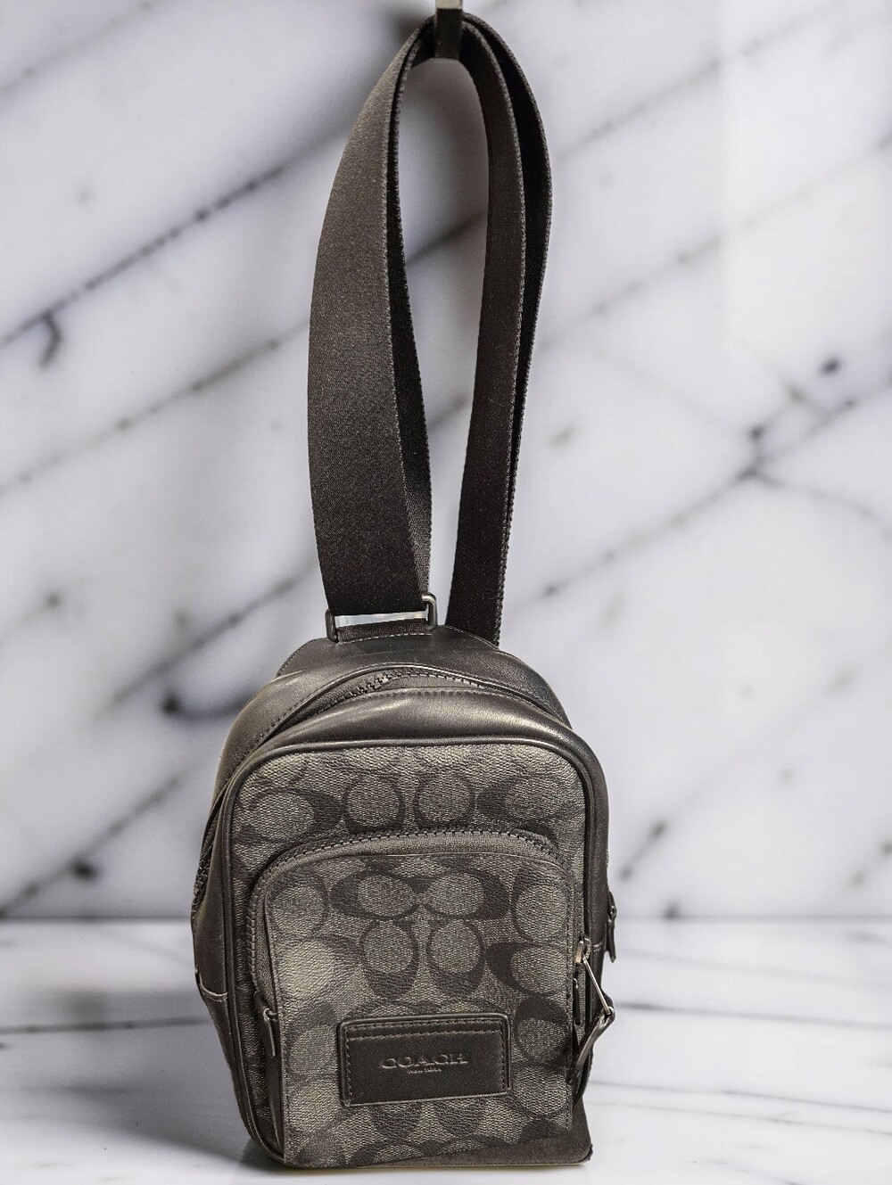 Coach Track Pack 14 / Racer Sling Bag - EUC